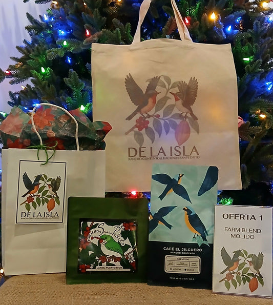 OFERTA 1: Cafe Molido, Farm Blend y tote